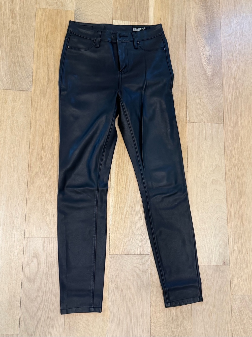 Blank NYC Black Faux Leather Skinny Leggings
